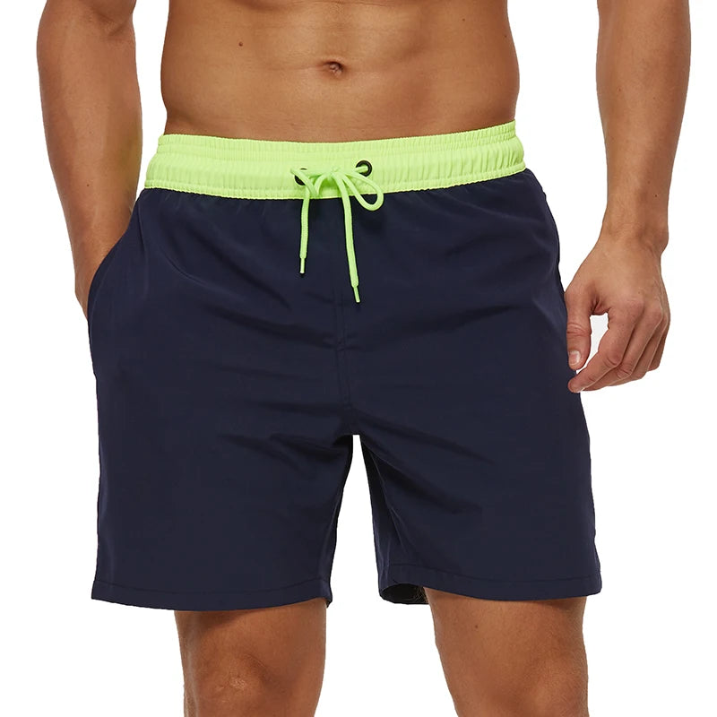 Escatch Brand Summer Swimming Shorts Men Fashion Sport Breathable Elastic Waist Mesh Liner With Pocket Bermudas Masculina Shorts