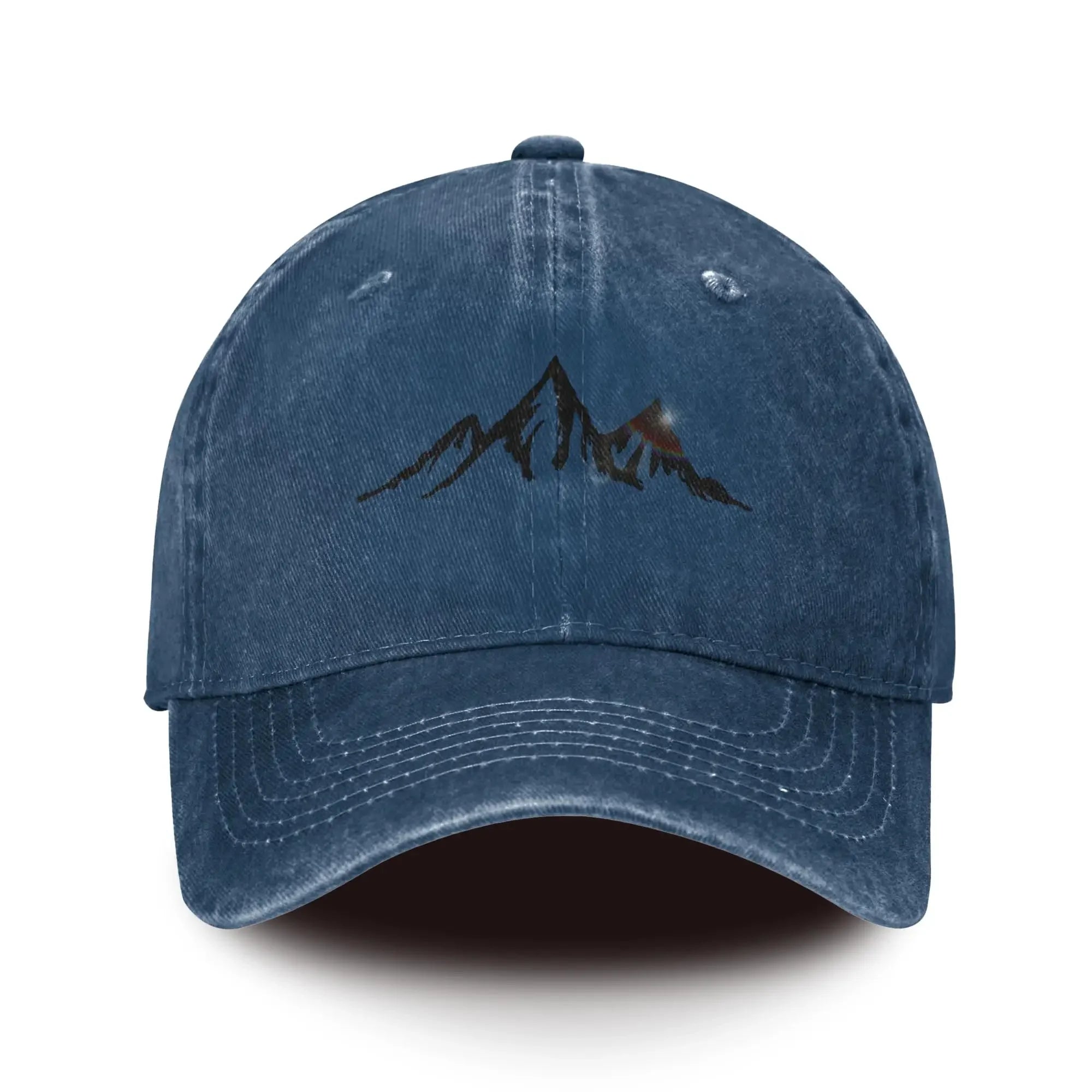 Mountain Baseball Hats Soft Men Cotton Ball Cap Minimalist Style Outdoor Sport Daily Women Casquette