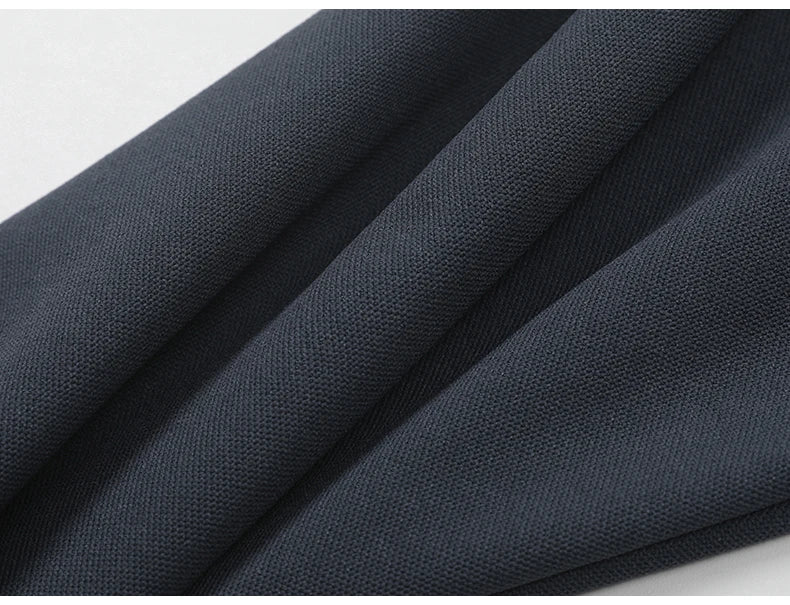 Business Casual Men's Polo Shirts Long Sleeve Turn Down Collar T Shirts Men Fashion Spring Autumn Streetwear Golf Polos for Men