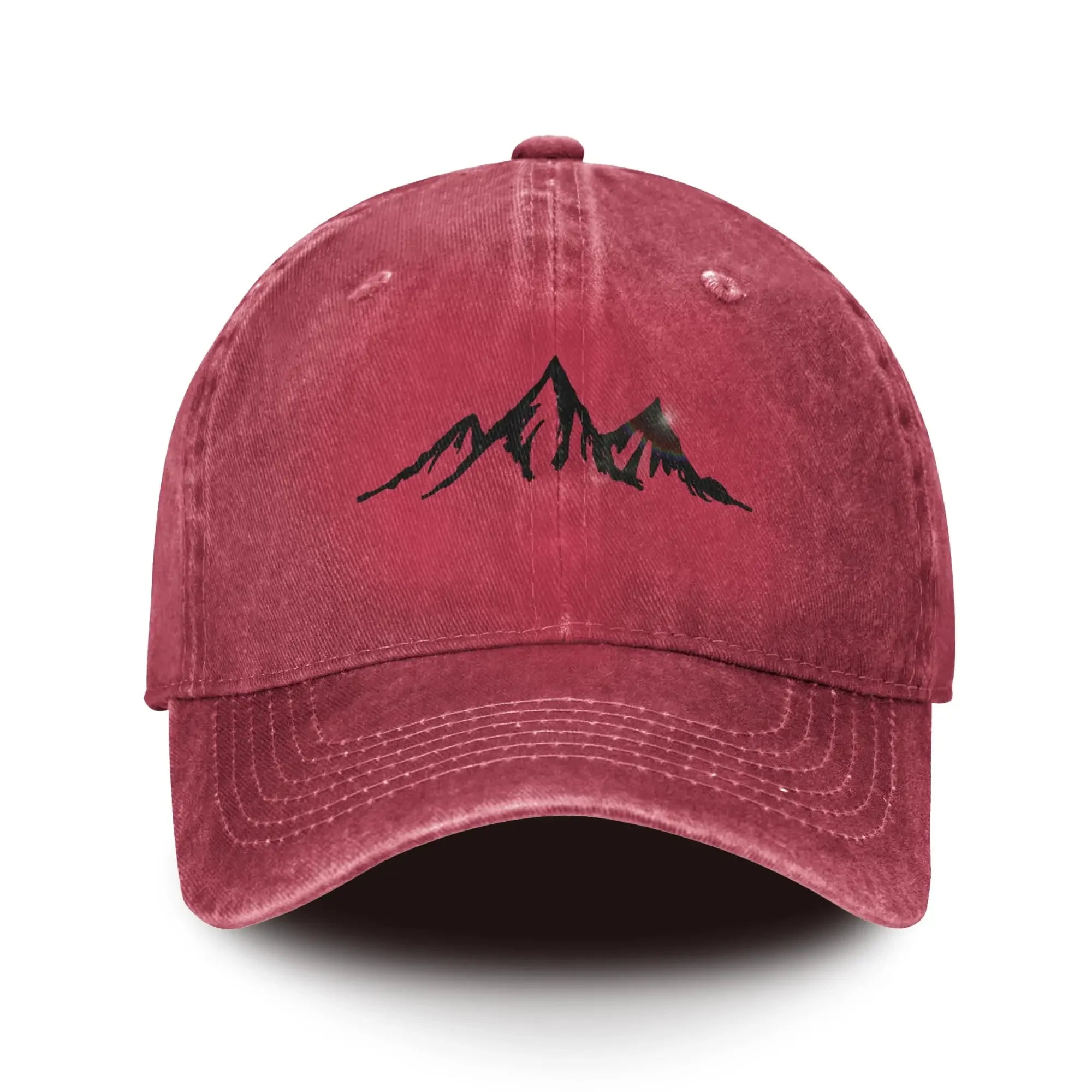 Mountain Baseball Hats Soft Men Cotton Ball Cap Minimalist Style Outdoor Sport Daily Women Casquette
