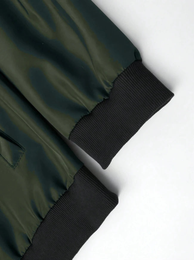 Spring and Autumn New Baseball Collar Short Loose Solid Color Jacket Men's Business Casual Thin Coat Trend