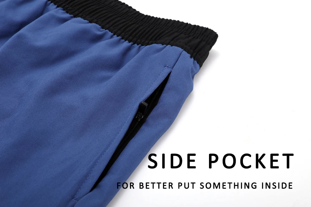 Escatch Brand Summer Swimming Shorts Men Fashion Sport Breathable Elastic Waist Mesh Liner With Pocket Bermudas Masculina Shorts