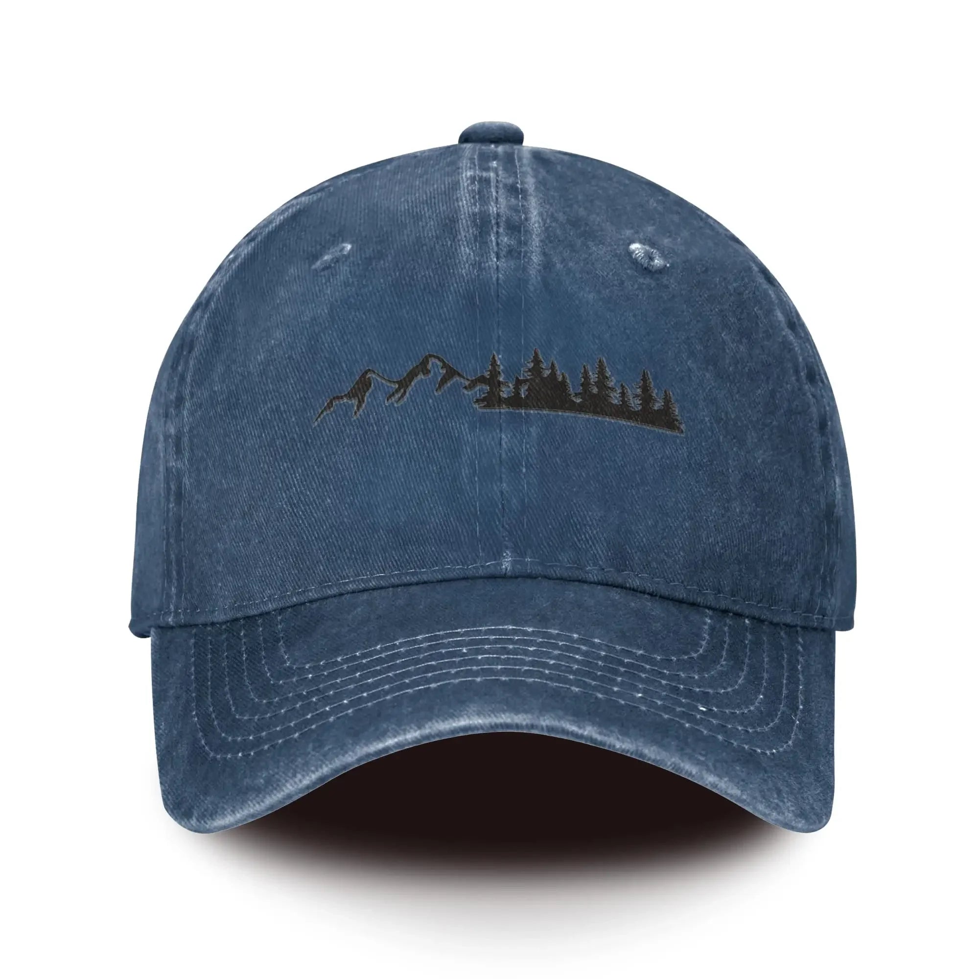 Outdoor Baseball Cap Soft Cotton Trees Mountain Dad Hat Unisex