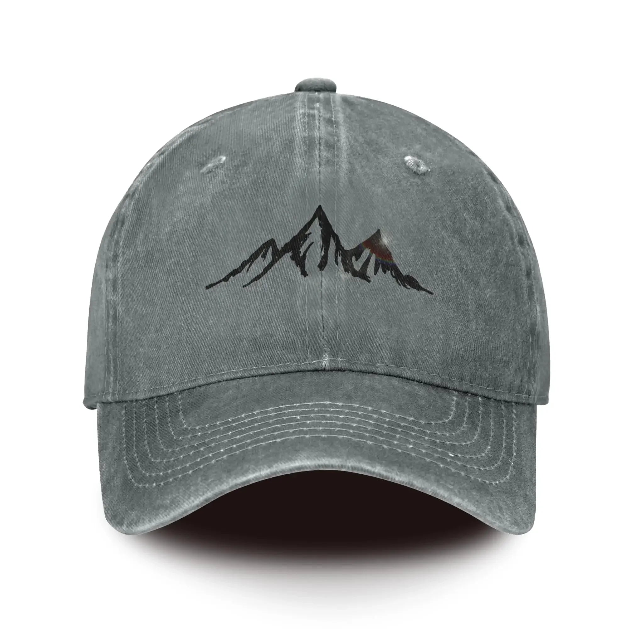 Mountain Baseball Hats Soft Men Cotton Ball Cap Minimalist Style Outdoor Sport Daily Women Casquette