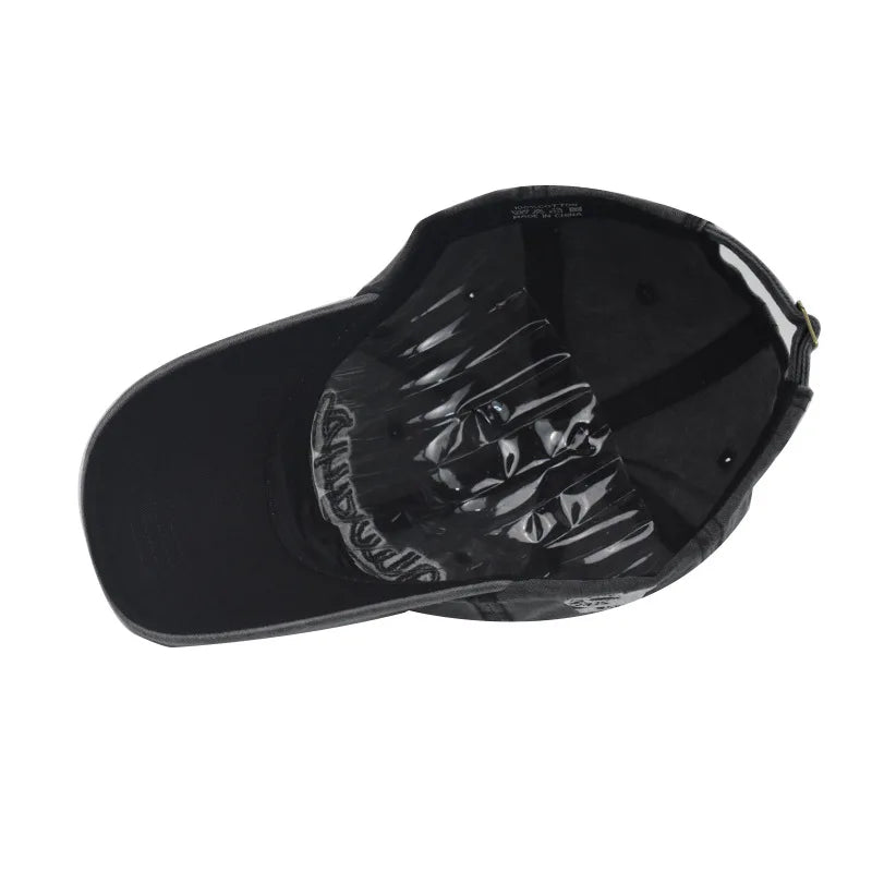 Classic Washed Old Baseball Caps for Men Cotton 3D Embroidered Snapback Hat Trucker Hats Dad Outdoor Fishing Cap Gorras Hombre