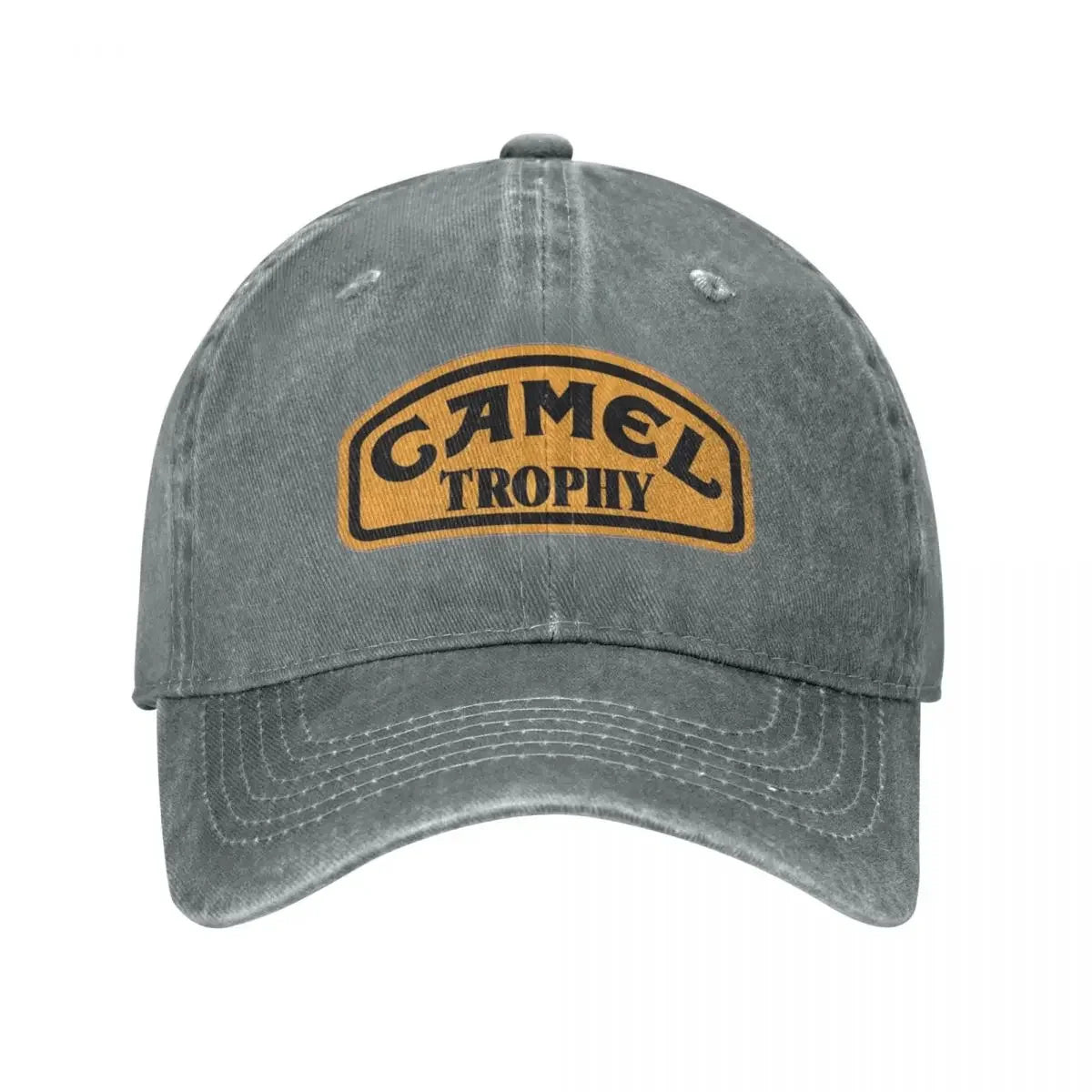 Camel Trophy Classic Logo Baseball Cap Vintage Distressed Denim Washed Snapback Cap Outdoor Travel Unstructured Soft Caps Hat