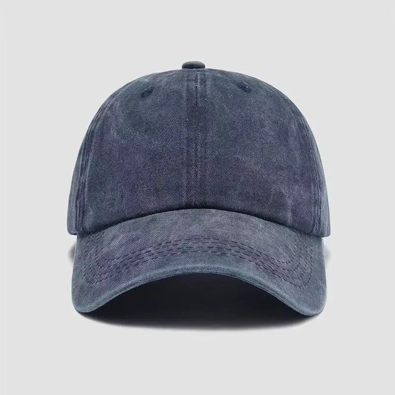 Solid color minimalist baseball cap suitable for men and women, adjustable hood circumference, travel equipment