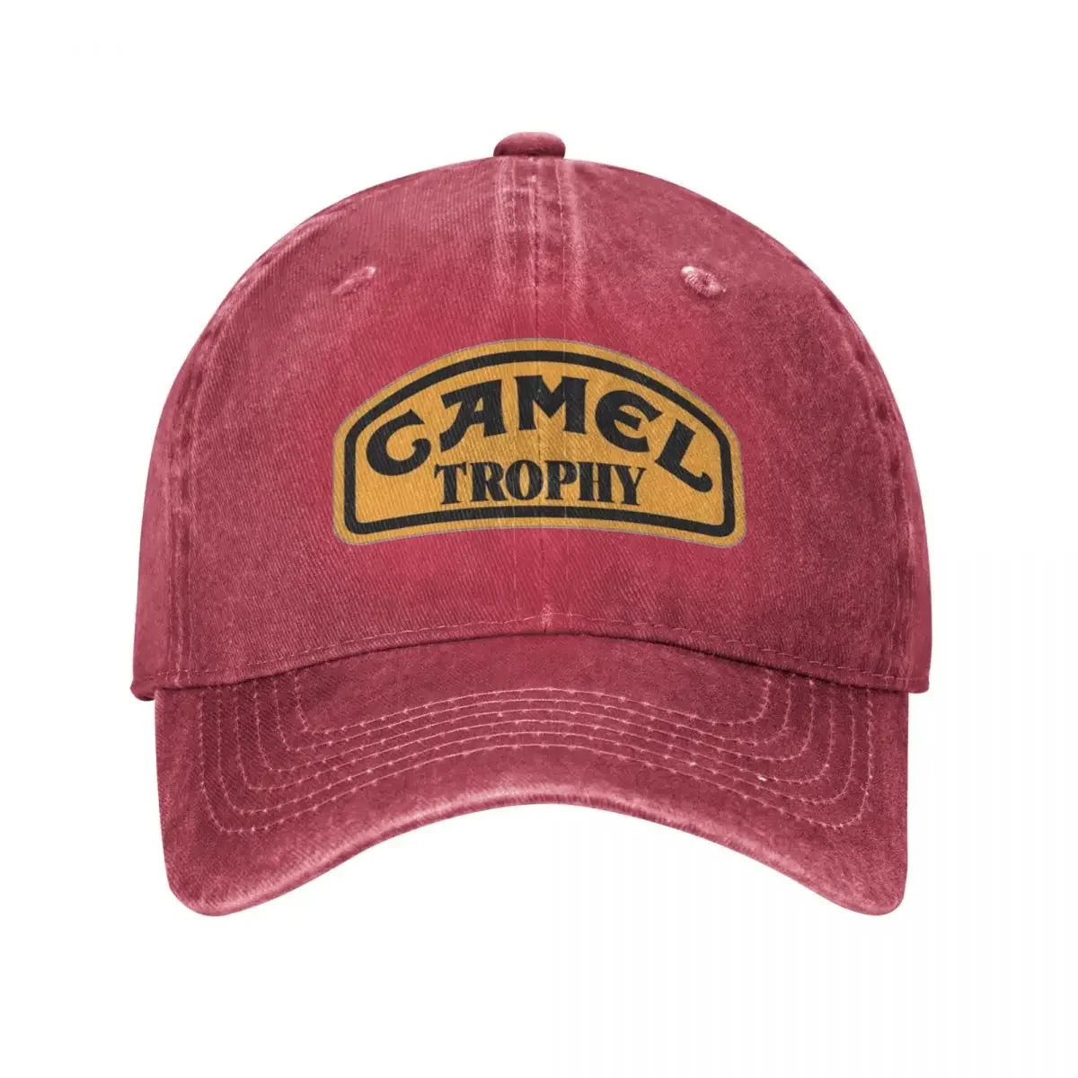 Camel Trophy Classic Logo Baseball Cap Vintage Distressed Denim Washed Snapback Cap Outdoor Travel Unstructured Soft Caps Hat