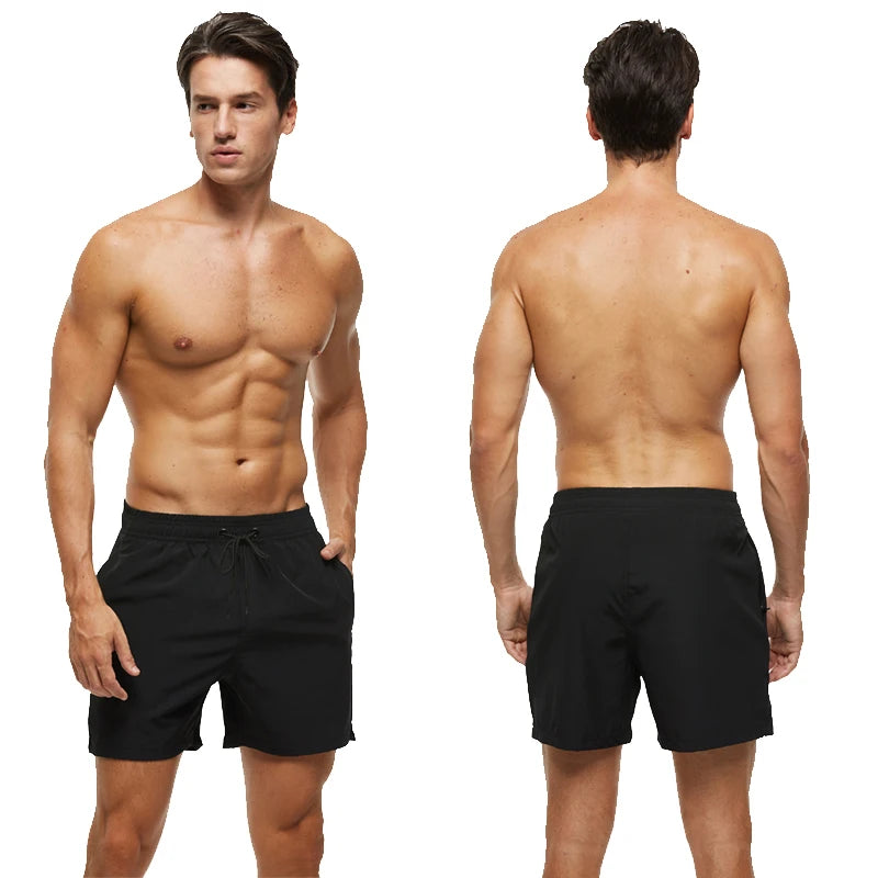 Escatch Brand Summer Swimming Shorts Men Fashion Sport Breathable Elastic Waist Mesh Liner With Pocket Bermudas Masculina Shorts