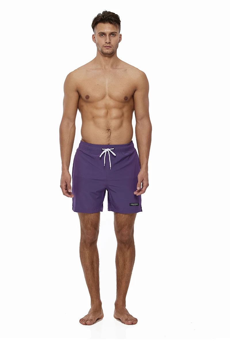 Escatch Brand Summer Swimming Shorts Men Fashion Sport Breathable Elastic Waist Mesh Liner With Pocket Bermudas Masculina Shorts