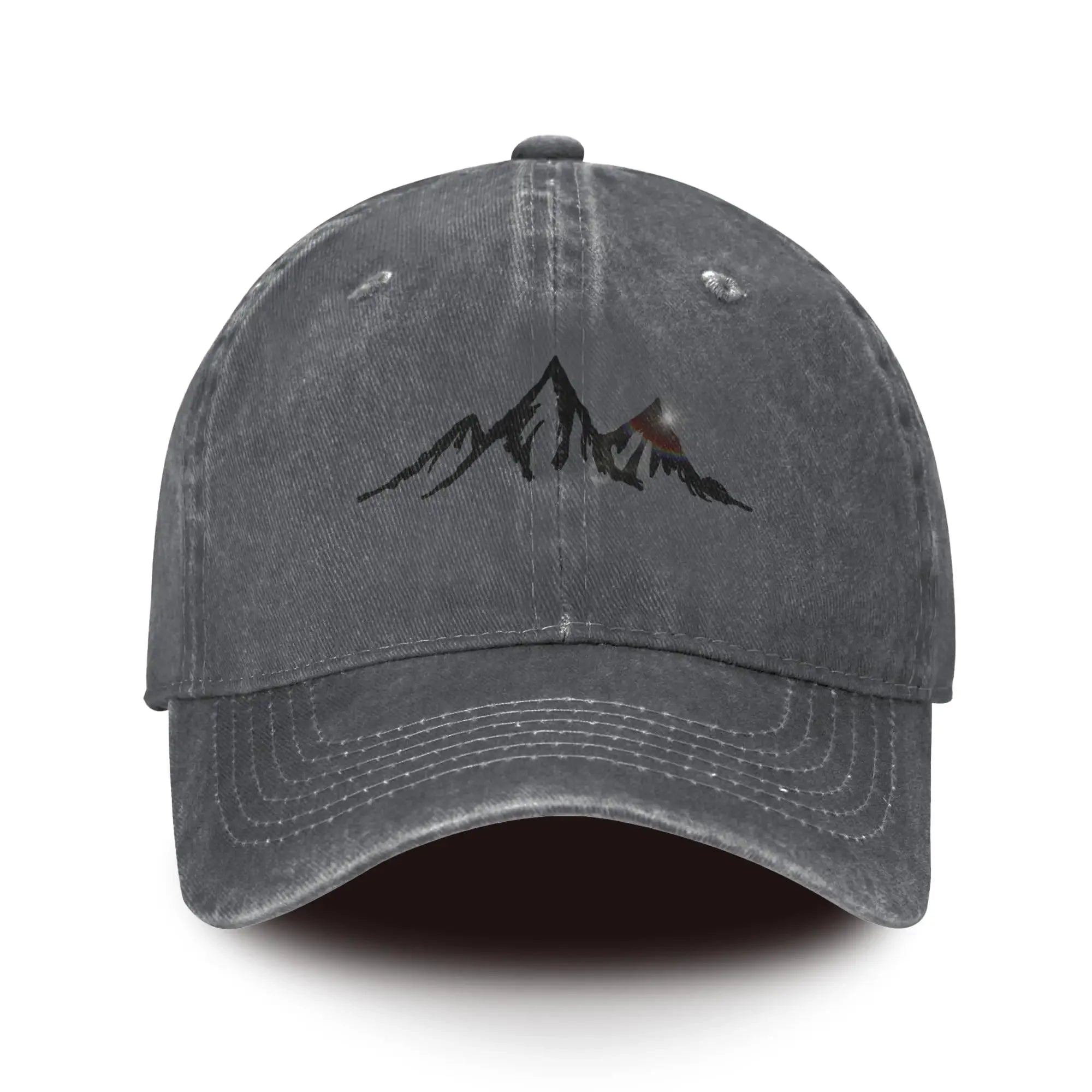 Mountain Baseball Hats Soft Men Cotton Ball Cap Minimalist Style Outdoor Sport Daily Women Casquette