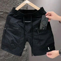 American Sle Thin Workwear ort orts Men's Summer Loose Casual Elastic Waist Five-Point Pants Youth Active Straight Leg