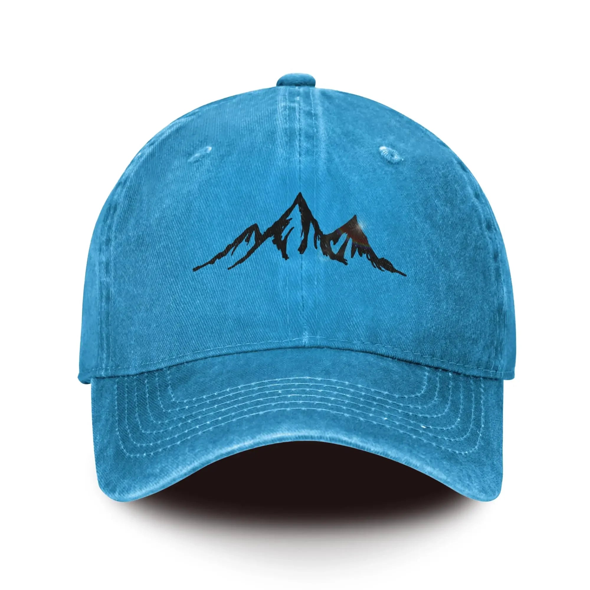 Mountain Baseball Hats Soft Men Cotton Ball Cap Minimalist Style Outdoor Sport Daily Women Casquette